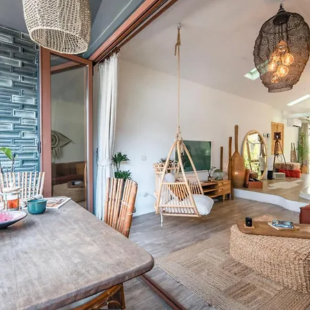 Tatil Evi Boheme House With Bathtub & Terrace *